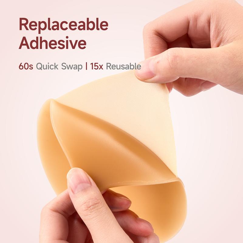 Waterproof & Sweat-proof Invisible Bra, Reusable Silicone Adhesive Bra