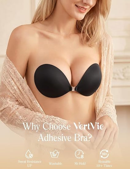 Waterproof & Sweat-proof Invisible Bra, Reusable Silicone Adhesive Bra