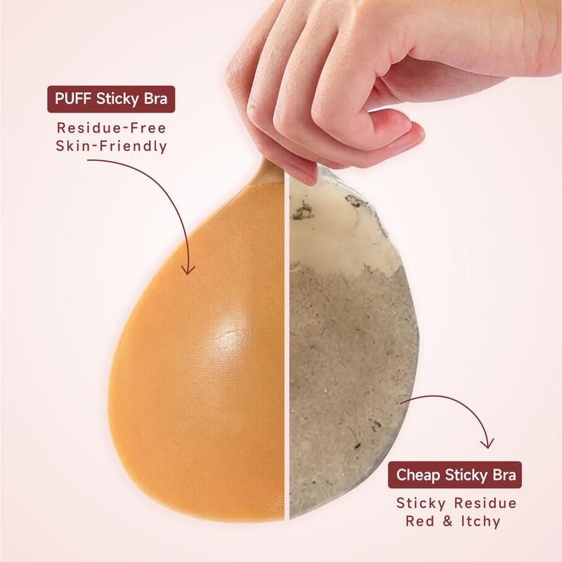 Waterproof & Sweat-proof Invisible Bra, Reusable Silicone Adhesive Bra