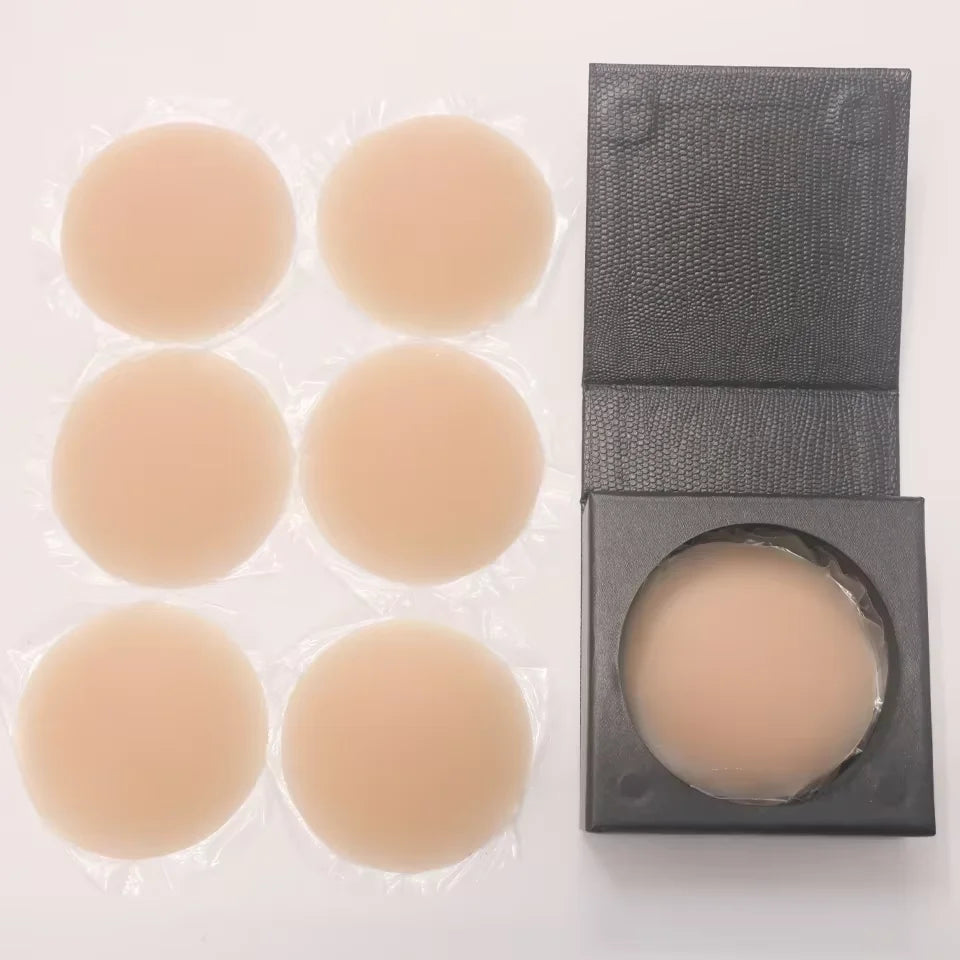 Nipple Cover Stickers Adhesive Tape Reusable Silicone