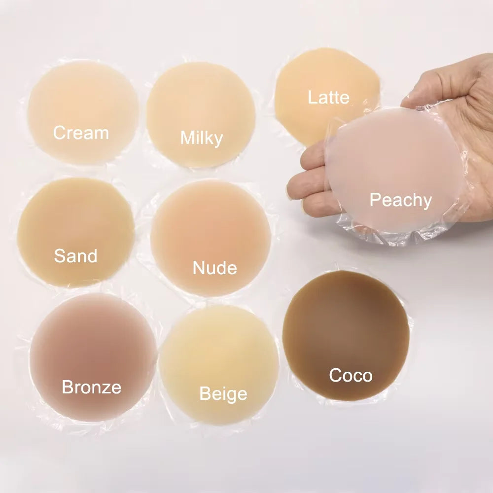 Nipple Cover Stickers Adhesive Tape Reusable Silicone