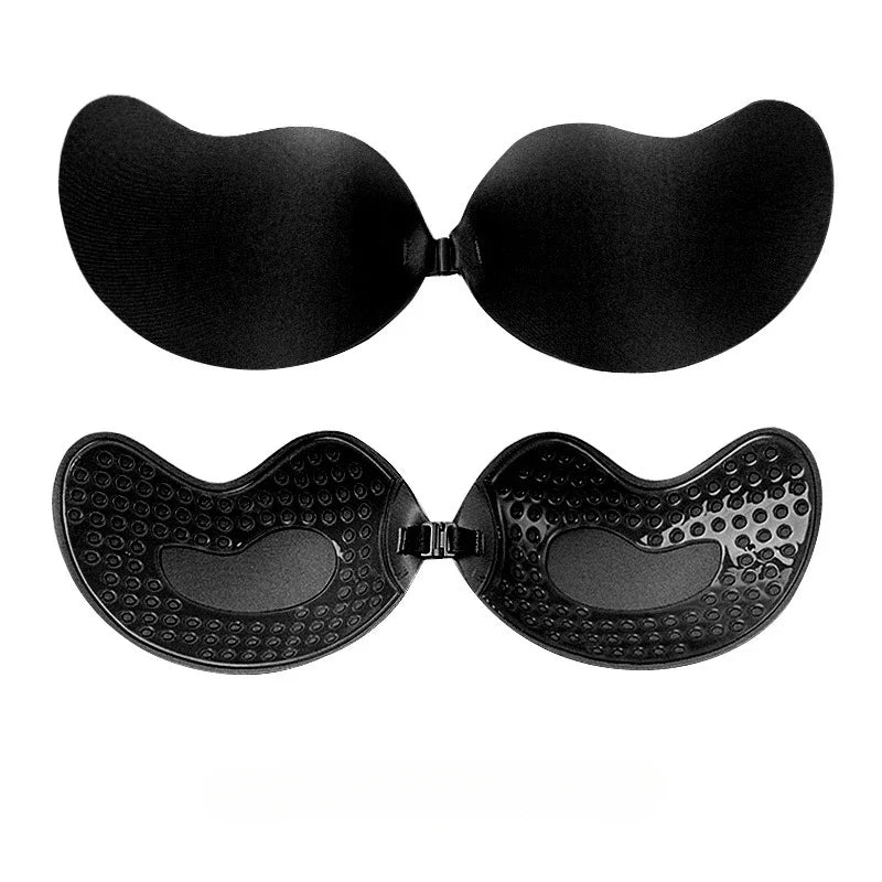 Invisible Nude Bra Push Up Chest Paste Sexy Breast Pasty Invisible Mango Silicone Chest Sticker For Women Wedding DropShip