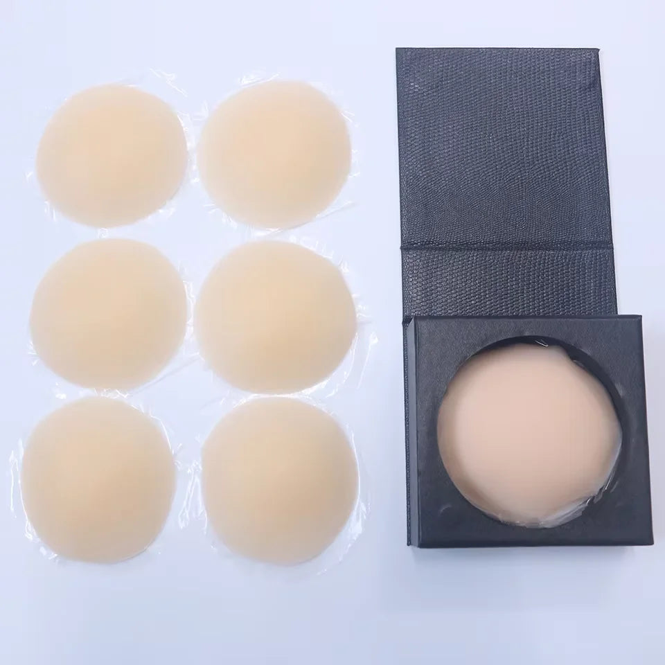Nipple Cover Stickers Adhesive Tape Reusable Silicone