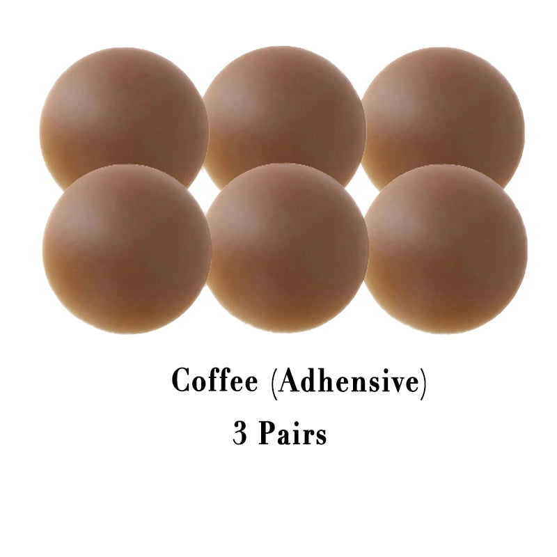 Nipple Cover Stickers Adhesive Tape Reusable Silicone